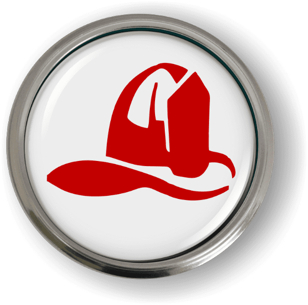 Fireman Hat 3D Emblem